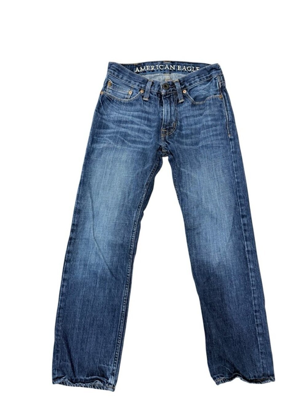 American Eagle Slim Straight Jeans Men's Size 26/28 Measures 26" x 26.5"